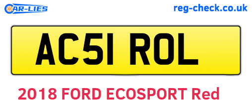 AC51ROL are the vehicle registration plates.