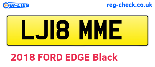 LJ18MME are the vehicle registration plates.