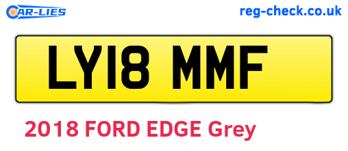 LY18MMF are the vehicle registration plates.