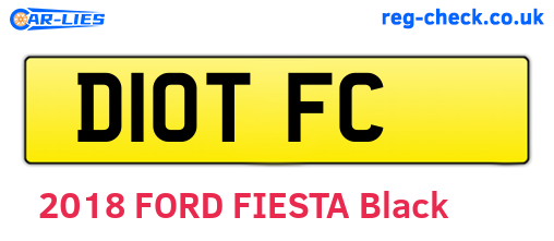 D10TFC are the vehicle registration plates.