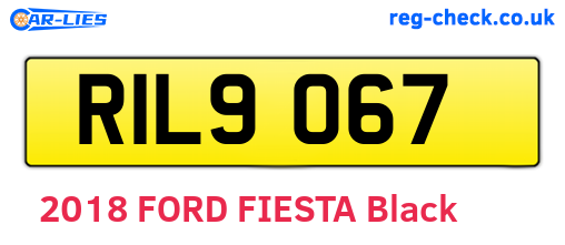 RIL9067 are the vehicle registration plates.