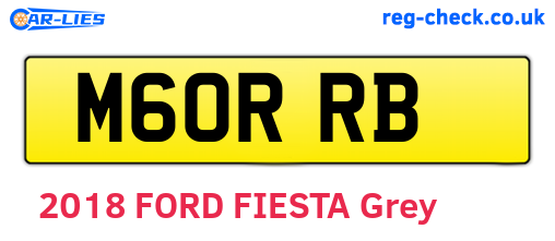 M60RRB are the vehicle registration plates.
