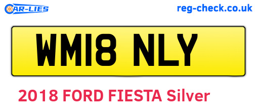 WM18NLY are the vehicle registration plates.
