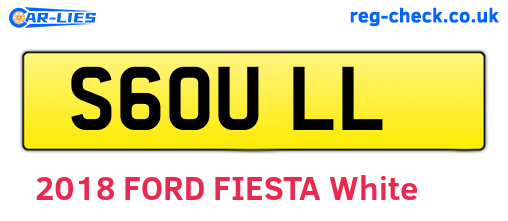 S60ULL are the vehicle registration plates.