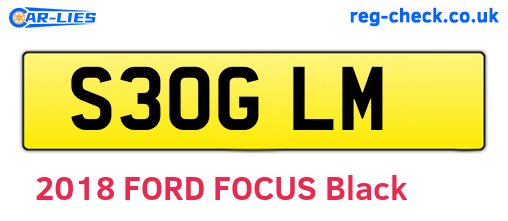 S30GLM are the vehicle registration plates.
