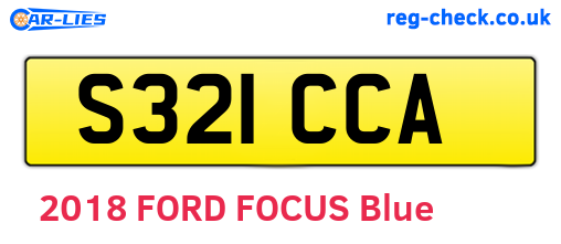 S321CCA are the vehicle registration plates.