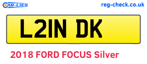 L21NDK are the vehicle registration plates.