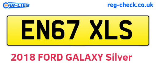 EN67XLS are the vehicle registration plates.