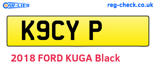 K9CYP are the vehicle registration plates.