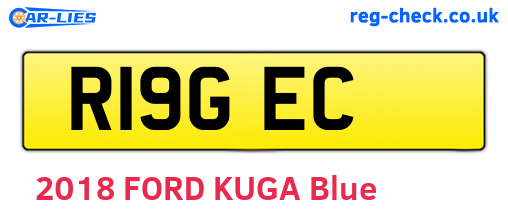 R19GEC are the vehicle registration plates.