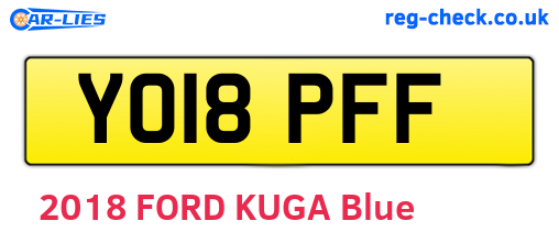 YO18PFF are the vehicle registration plates.