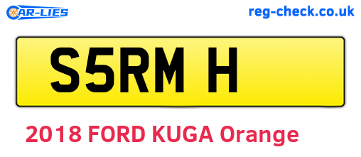 S5RMH are the vehicle registration plates.