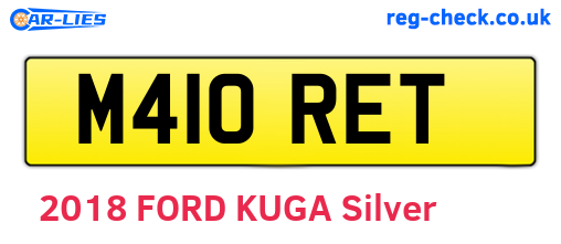 M410RET are the vehicle registration plates.