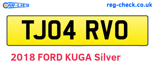 TJ04RVO are the vehicle registration plates.
