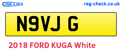 N9VJG are the vehicle registration plates.