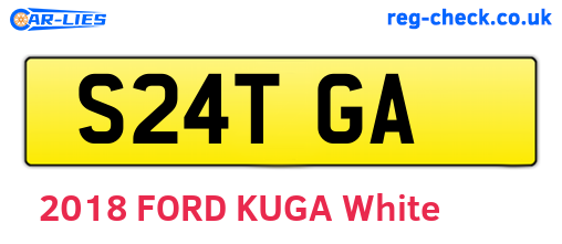 S24TGA are the vehicle registration plates.