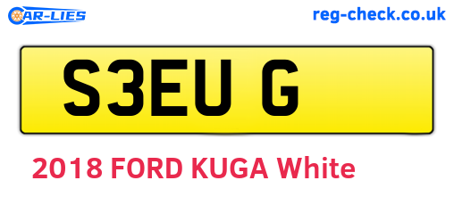 S3EUG are the vehicle registration plates.