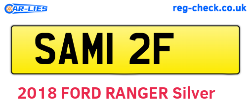SAM12F are the vehicle registration plates.