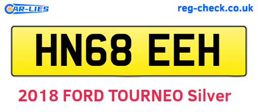 HN68EEH are the vehicle registration plates.