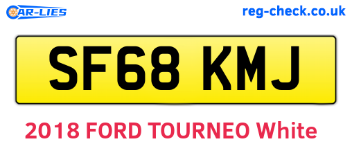 SF68KMJ are the vehicle registration plates.