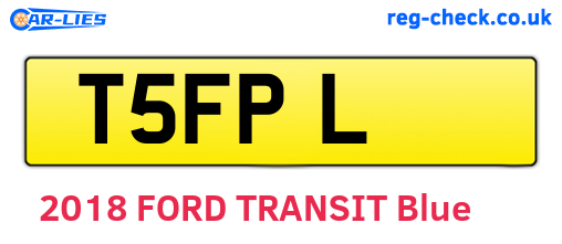 T5FPL are the vehicle registration plates.