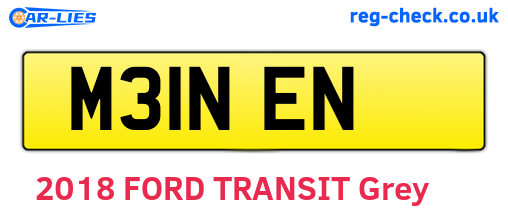 M31NEN are the vehicle registration plates.
