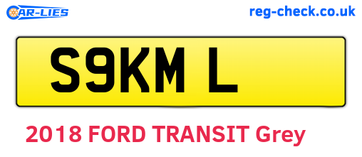 S9KML are the vehicle registration plates.