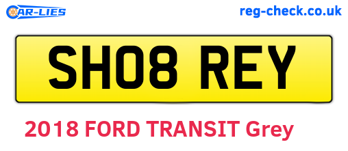 SH08REY are the vehicle registration plates.