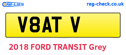 V8ATV are the vehicle registration plates.