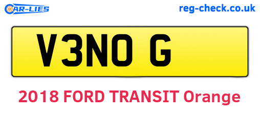 V3NOG are the vehicle registration plates.