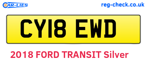 CY18EWD are the vehicle registration plates.