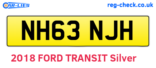 NH63NJH are the vehicle registration plates.