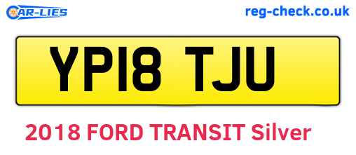 YP18TJU are the vehicle registration plates.