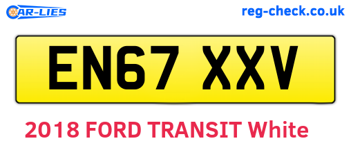 EN67XXV are the vehicle registration plates.