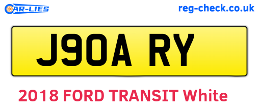 J90ARY are the vehicle registration plates.