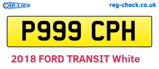 P999CPH are the vehicle registration plates.