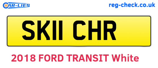 SK11CHR are the vehicle registration plates.