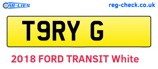 T9RYG are the vehicle registration plates.