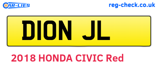 D10NJL are the vehicle registration plates.