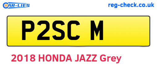 P2SCM are the vehicle registration plates.