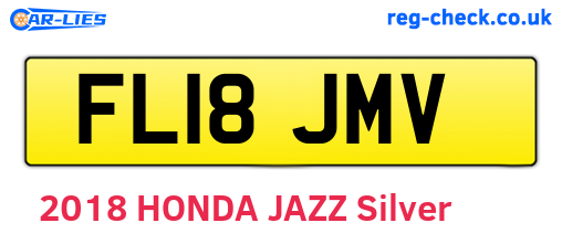 FL18JMV are the vehicle registration plates.