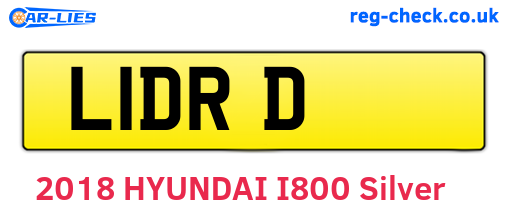 L1DRD are the vehicle registration plates.