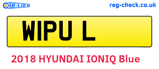 W1PUL are the vehicle registration plates.