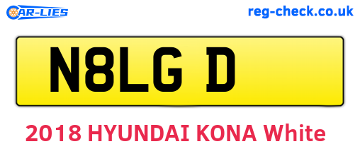 N8LGD are the vehicle registration plates.