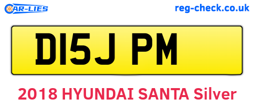 D15JPM are the vehicle registration plates.