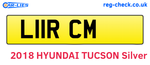 L11RCM are the vehicle registration plates.