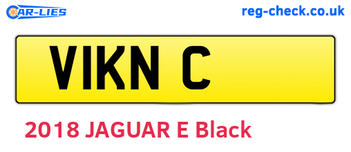 V1KNC are the vehicle registration plates.