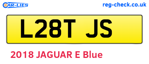 L28TJS are the vehicle registration plates.
