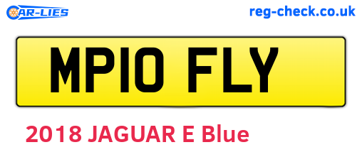 MP10FLY are the vehicle registration plates.