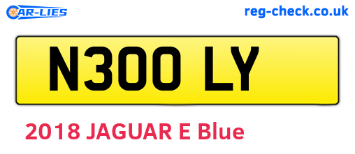 N30OLY are the vehicle registration plates.